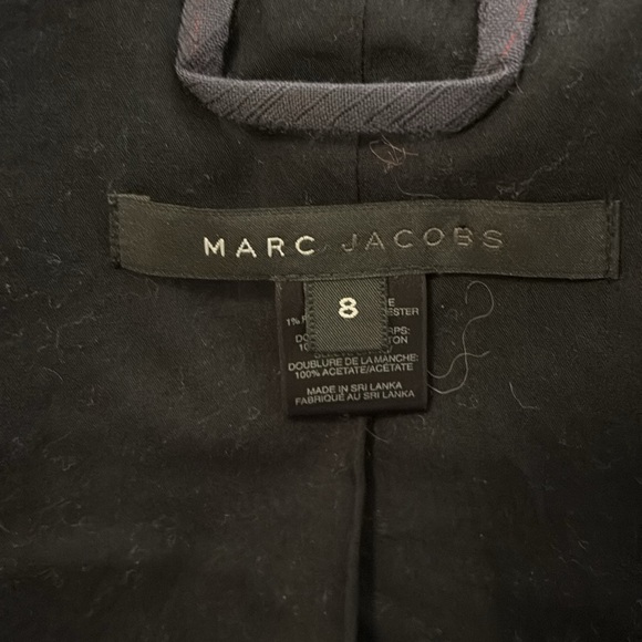 Marc Jacob’s navy/grey wool balzer - Picture 3 of 4